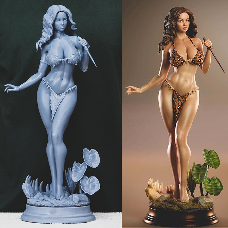 Model Kit Figure - 3 стиля, персонаж Origi 6083, пещерная