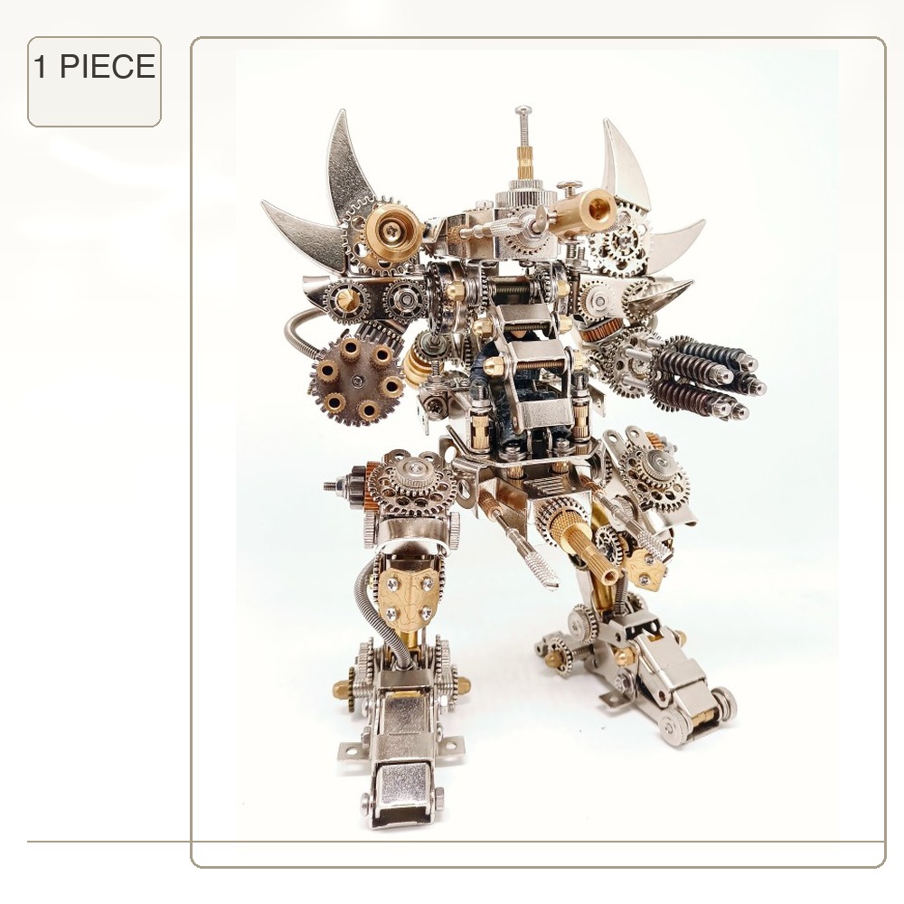 Model Kit Mecha - Более 1000 деталей: 3D-конструктор из металла
