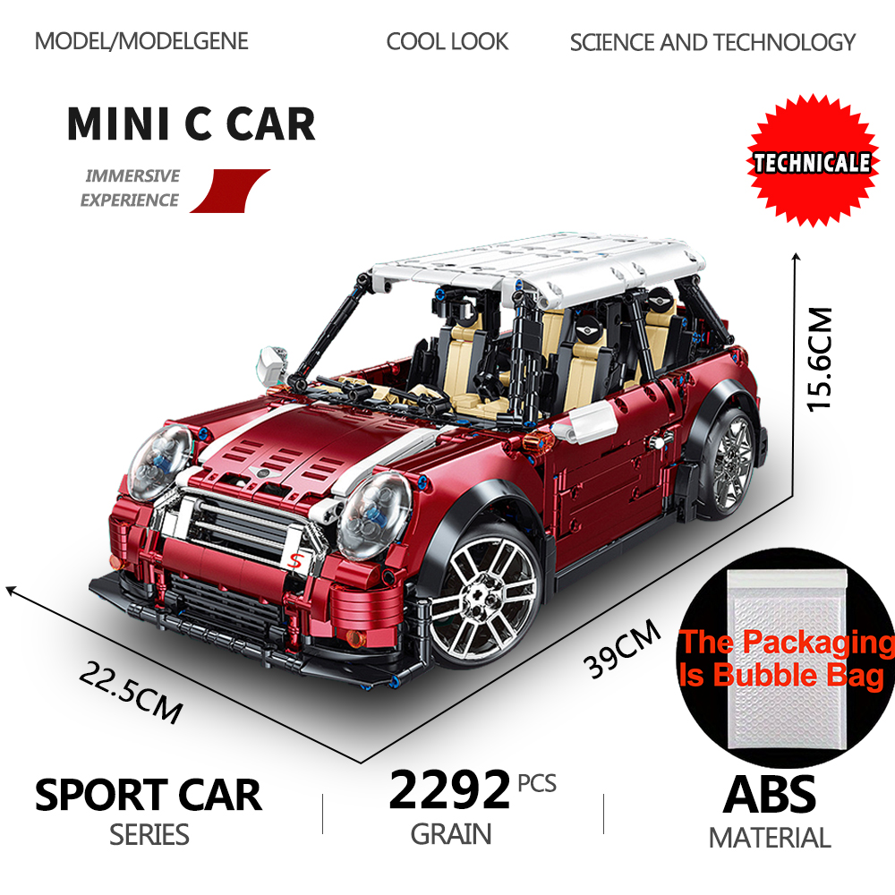 Model Kit Lamborghini - Знаменитая классическая модель автомобиля, строительные блоки,