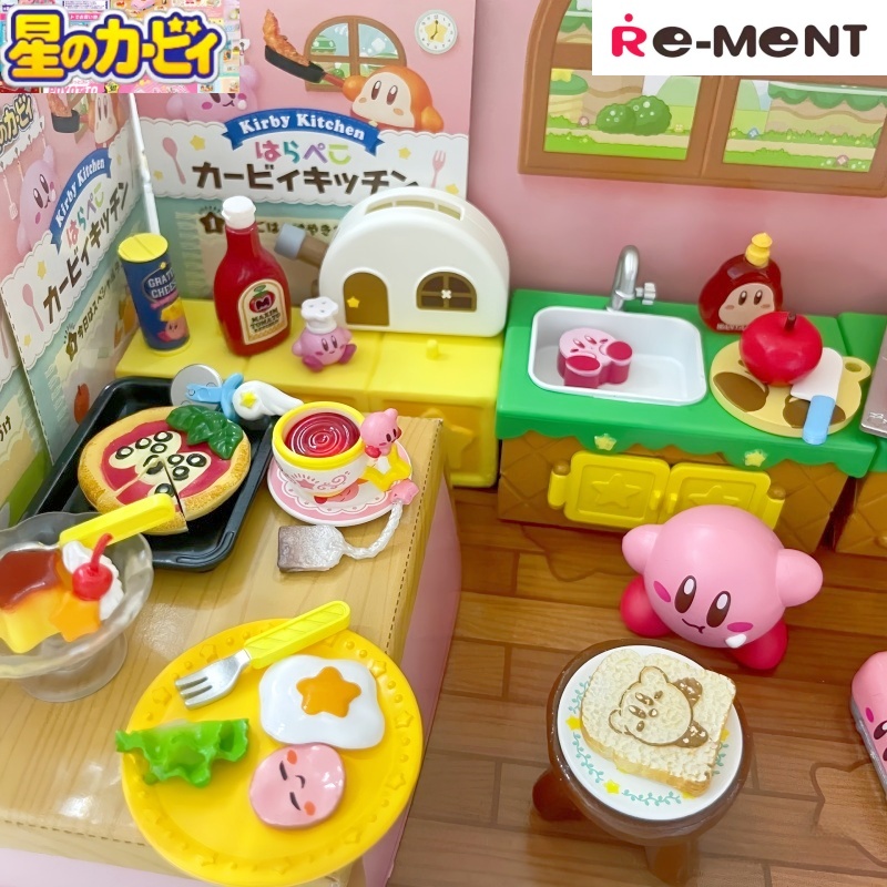 Model Kitchen Set Pvc - RE-MENT Kirby Кухонный миниатюрный набор для