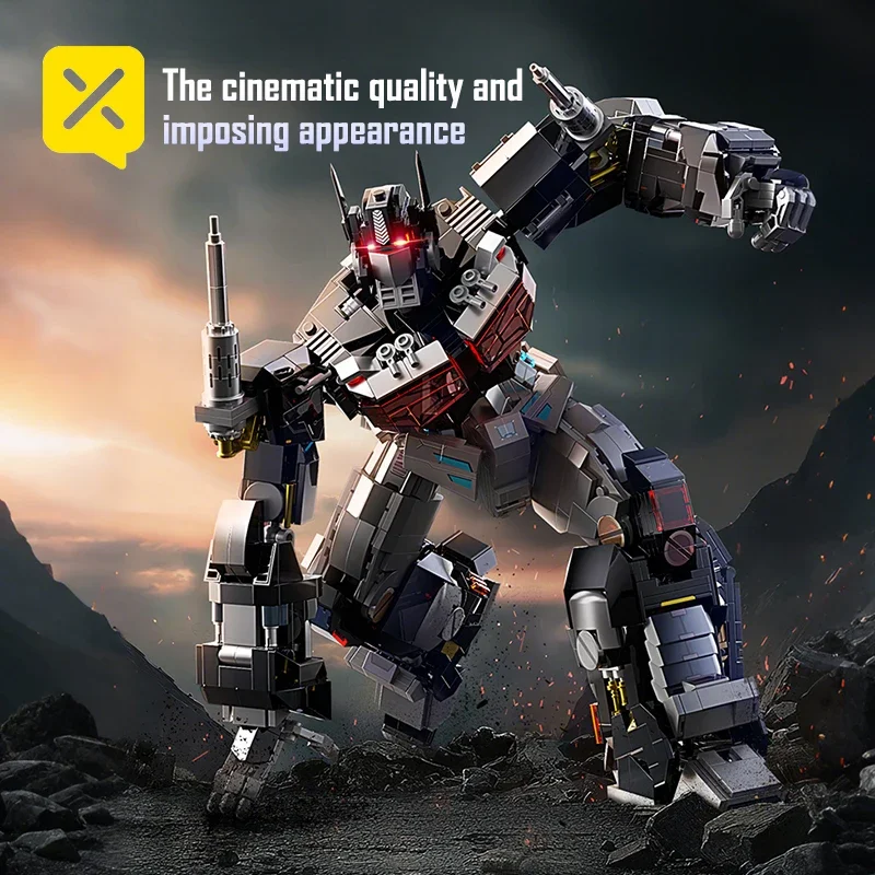Model Kit Optimus Prime - Optimus Prime Knight Трансформер Робот Строительные
