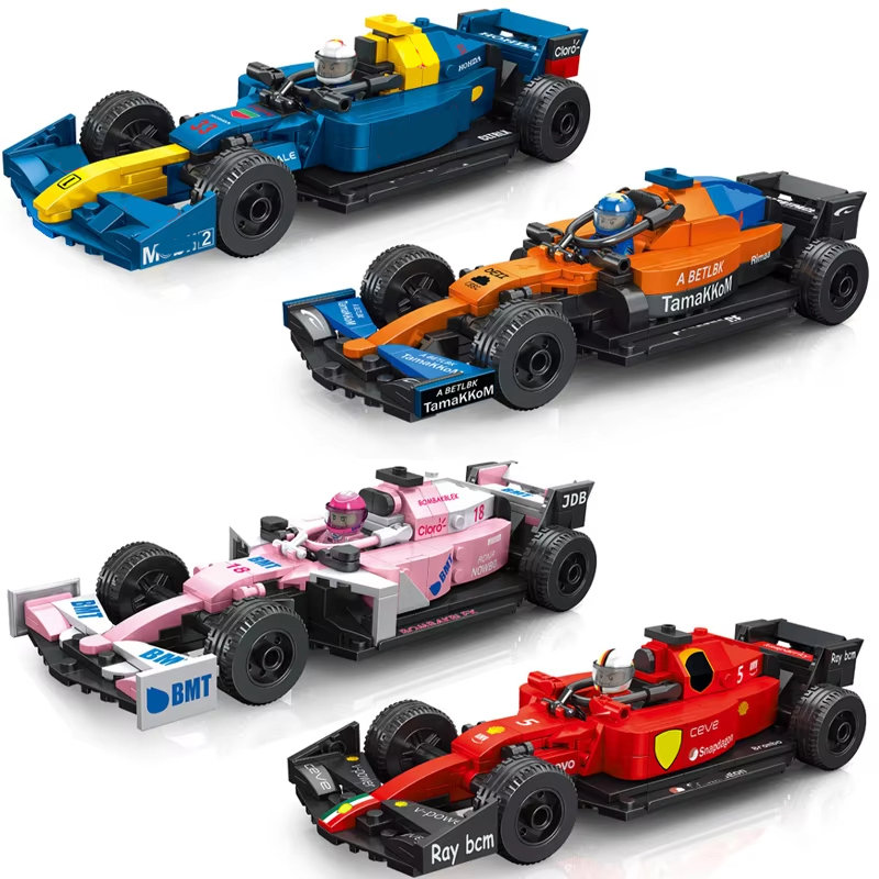 Model Kit Ferrari - 2025-скоростной раллийный гоночный город Чемпионы F1