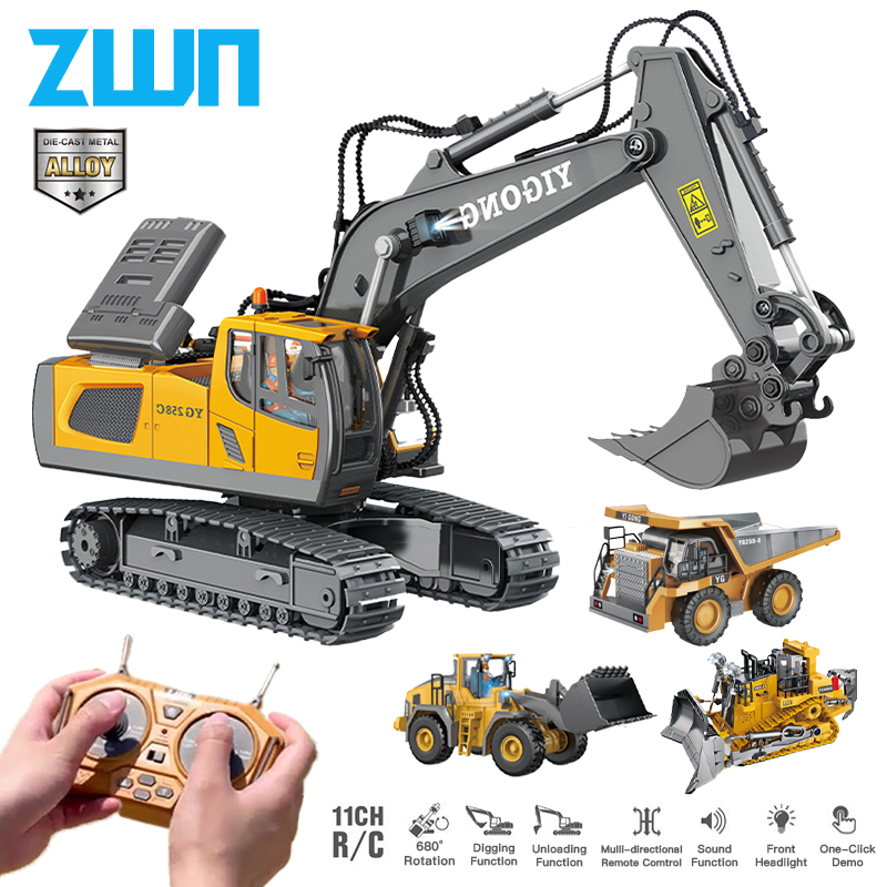 Model Kit Excavator - Модель самосвала ZWN 2,4G, модель радиоуправляемого
