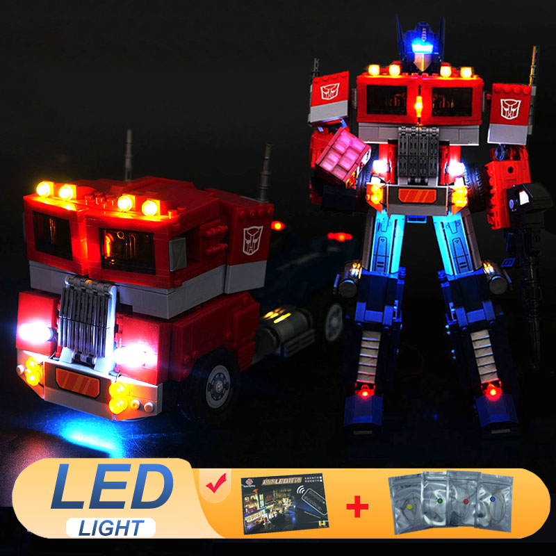 Model Kit Optimus Prime - Комплект светодиодных ламп для LEGO 10302