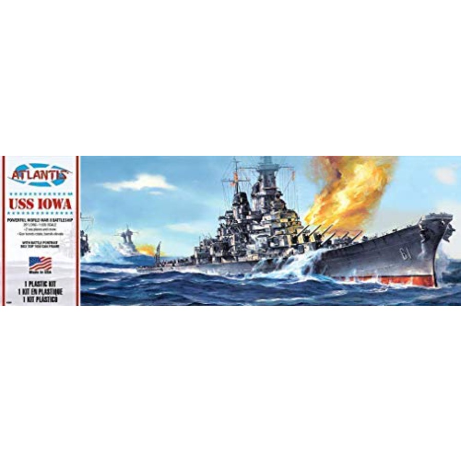 Пластиковый конструктор USS Io – обзор и цена Model Kit Uss Iowa