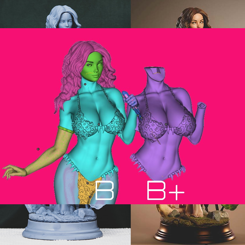 3 стиля, персонаж Origi 6083,  – обзор и цена Model Kit Figure