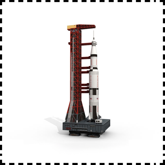 1:300 масштаб USS Saturn V рак – обзор и цена Model Kit Uss Iowa