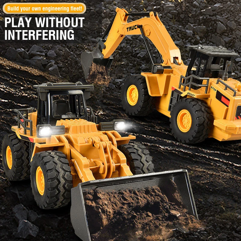 2,4G сплав, экскаватор с диста – обзор и цена Model Kit Excavator