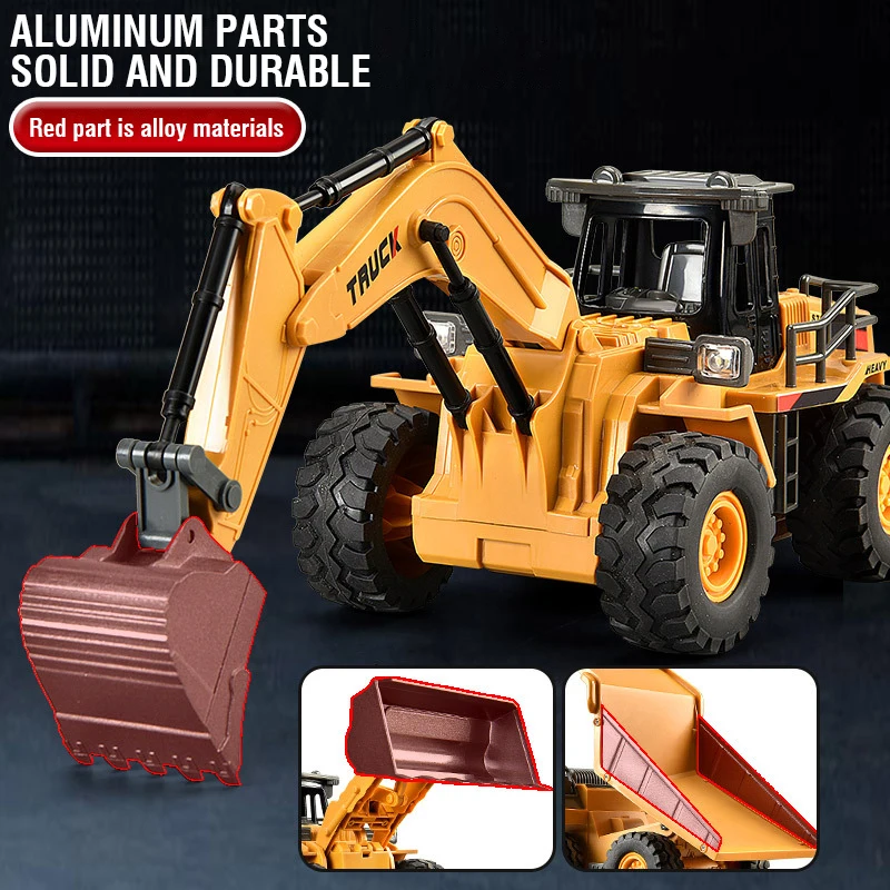 2,4G сплав, экскаватор с диста – обзор и цена Model Kit Excavator