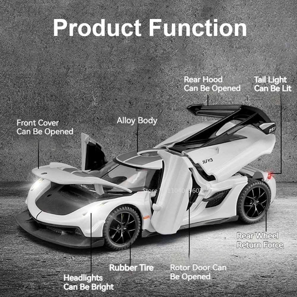Масштаб 1:32 KNSG Jesko, модел – обзор и цена Model Kit Ferrari