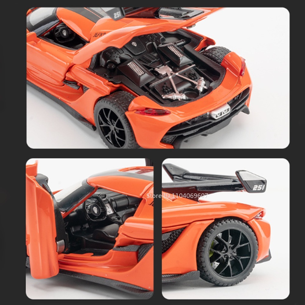 Масштаб 1:32 KNSG Jesko, модел – обзор и цена Model Kit Ferrari