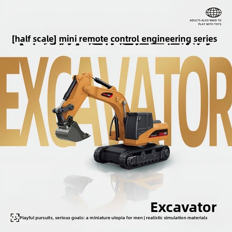 Набор металлических радиоуправ – обзор и цена Model Kit Excavator