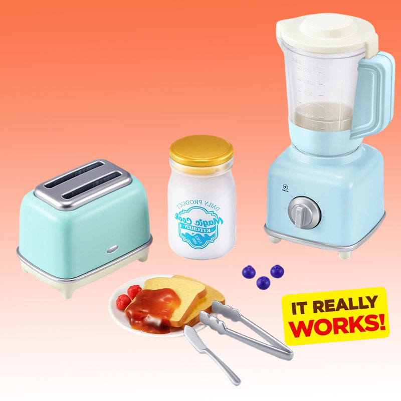 ZURU Mini Brands Magic Cook Ki – обзор и цена Model Kitchen Set Pvc