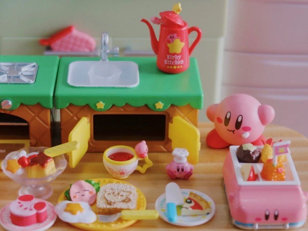 RE-MENT Kirby Кухонный миниатю – обзор и цена Model Kitchen Set Pvc