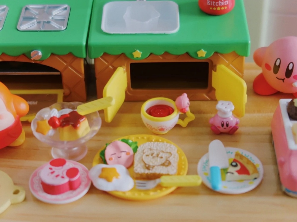 RE-MENT Kirby Кухонный миниатю – обзор и цена Model Kitchen Set Pvc