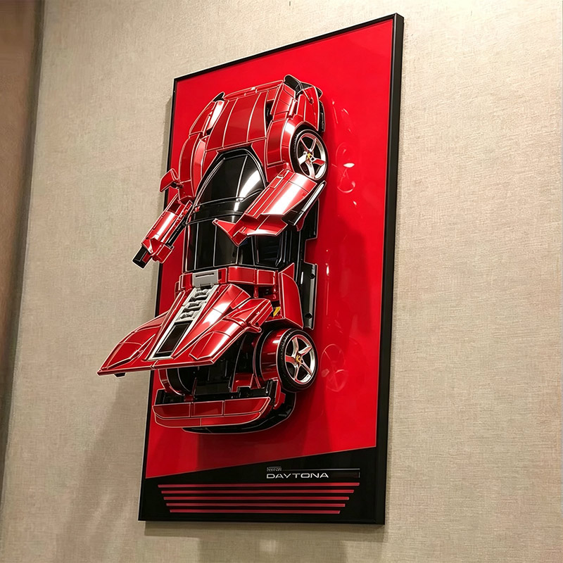 Настенная рамка-подставка для  – обзор и цена Model Kit Ferrari