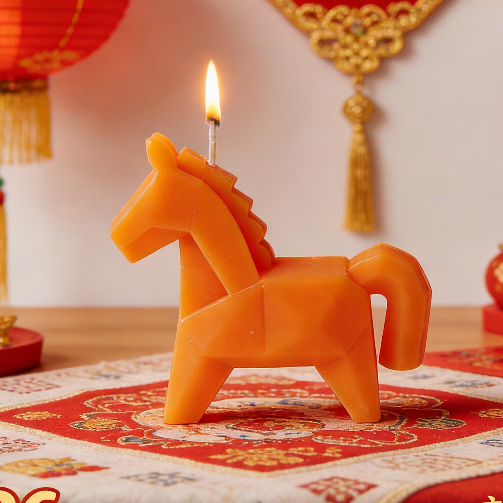 Ароматическая свеча в форме ло – обзор и цена Model Kit Horse