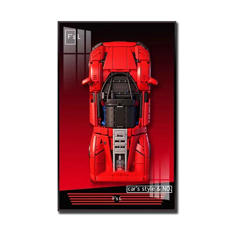 НОВАЯ настенная витрина для мо – обзор и цена Model Kit Ferrari