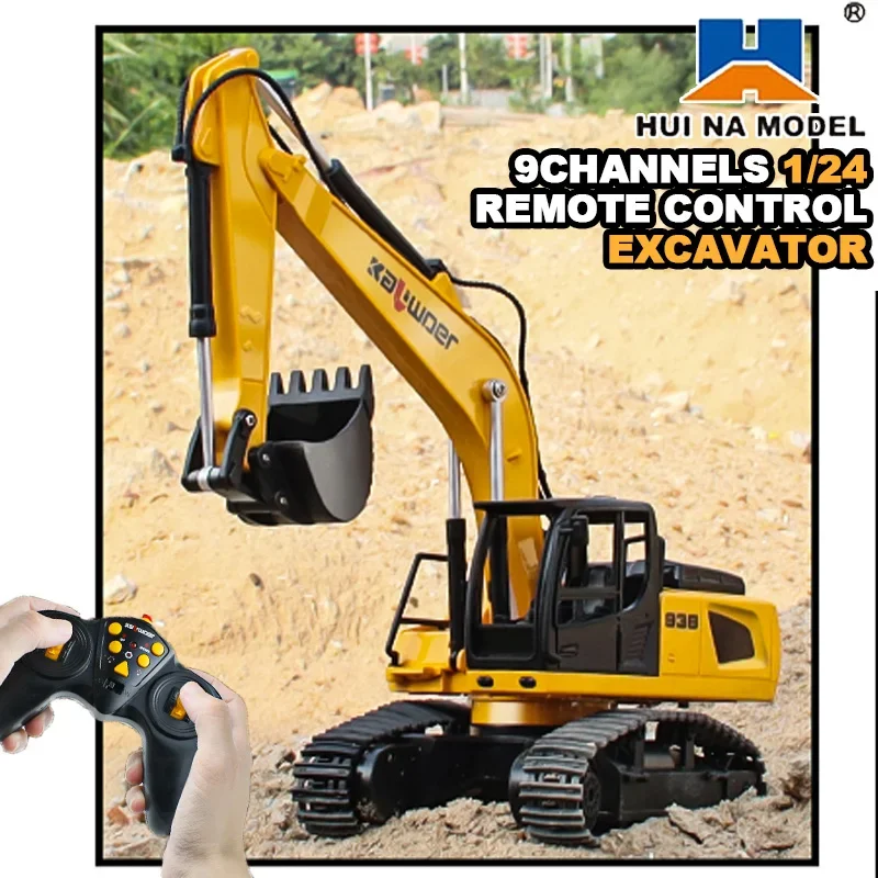 Huina Радиоуправляемый экскава – обзор и цена Model Kit Excavator