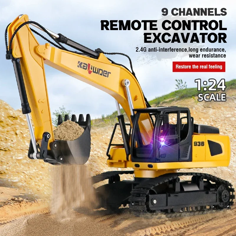 Huina Радиоуправляемый экскава – обзор и цена Model Kit Excavator
