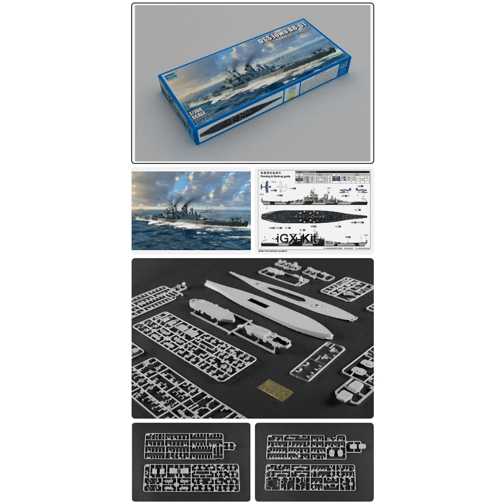 Набор для сборки пластиковой м – обзор и цена Model Kit Uss Iowa