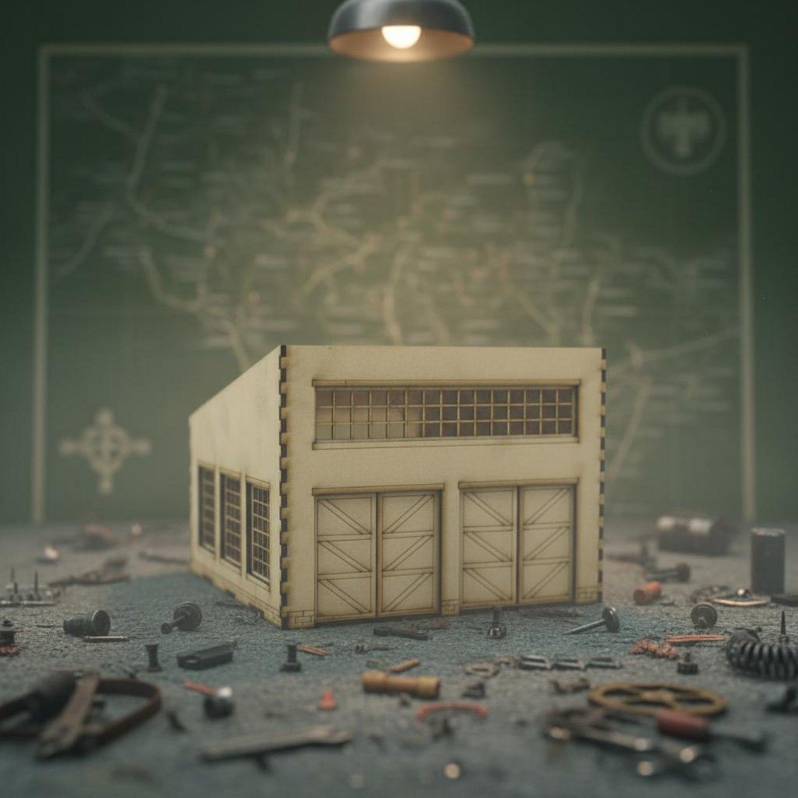 Модель военного гаража для рем – обзор и цена Model Kit Tank