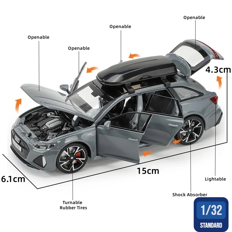 1/32 Audi RS6 миниатюрная лита – обзор и цена Model Kit Ferrari