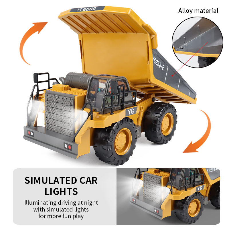 Модель самосвала ZWN 2,4G, мод – обзор и цена Model Kit Excavator