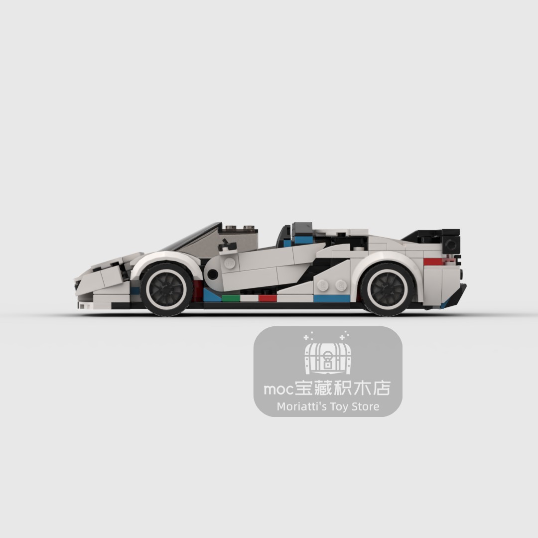 MOC Lambo Aventador SVJ 368 шт – обзор и цена Model Kit Lamborghini