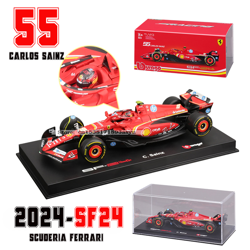 Bburago 1:43 f1 2024 Ferrari S – обзор и цена Model Kit Ferrari