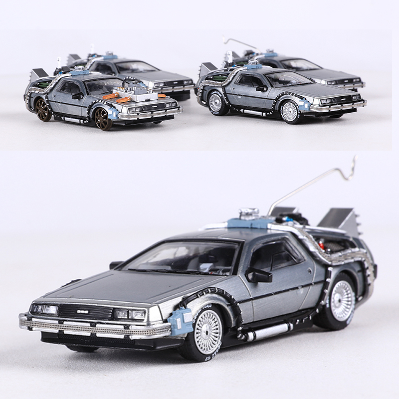 MJ 1:64 DeLorean DMC I II III  – обзор и цена Model Kit Ferrari
