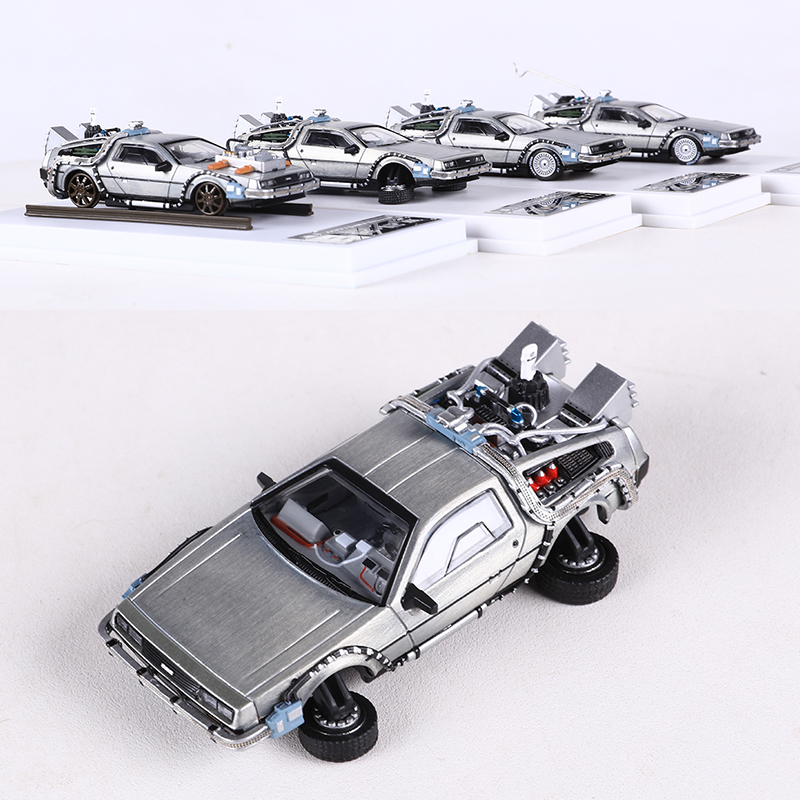 MJ 1:64 DeLorean DMC I II III  – обзор и цена Model Kit Ferrari